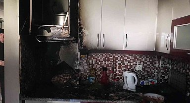 Uyguladığı yöntemle evi yanmaktan kurtardı