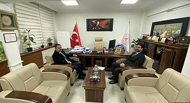 Vali İlhami Aktaş'tan, İl Sağlık Müdürü'ne ziyaret