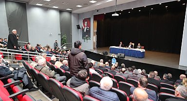Vali Masatlı Merzifon'da muhtarlarla toplantı yaptı