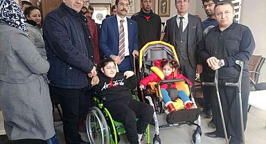 Vali yardımcısı Köroğlun'dan engeliler derneğine ziyaret