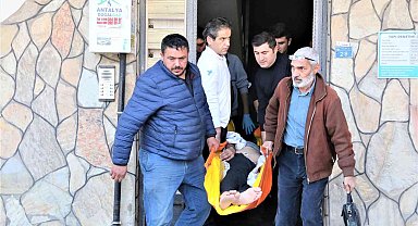Yakınlarının haber alamadığı tır şoförü, evinde yarı baygın halde bulundu