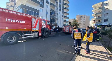 Yemek fabrikası bacasında biriken yağ, yangına sebep oldu