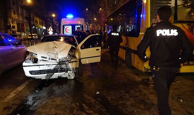 Yeni yıla kaza yaparak girdiler