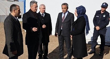 Yenipazar'a kurulan hayvan tesisinde inceleme