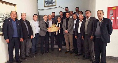 Yenipazarlı muhtarlar Başkan Çerçioğlu'na teşekkür etti