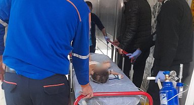 Yolda yere yığılan çocuğu hastaneye AFAD yetiştirdi