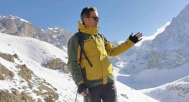 Yüksekovalı dağcı, ilk kez ocak ayında Cennet-Cehennem Vadisi'ne çıktı