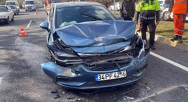 Zincirleme trafik kazasında 4 kişi yaralandı