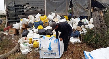 Zirai ambalaj atıklarını toplayan üreticiye gübre desteği