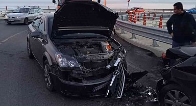Zonguldak'ta 2 otomobil çarpıştı : 2 yaralı