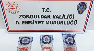 Zonguldak'ta uyuşturucu operasyonunda 3 tutuklu