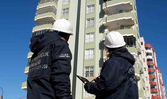 1 milyon 279 bin 576 bağımsız birimde hasar tespit çalışması yapıldı