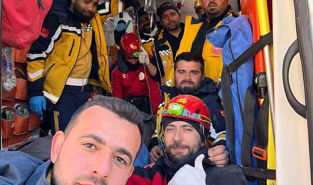 152. saatte göçük altından çıkartılan 85 yaşındaki kadının sağlık durumu iyi