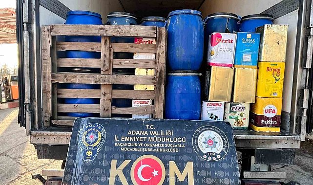 63 bin litre kaçak akaryakıt ele geçirildi