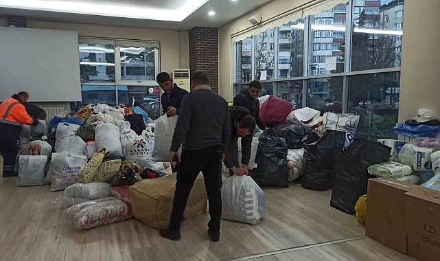 Afetzedeler için yardım kampanyası