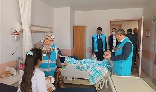 Afyonkarahisar Müftülüğünden depremzedelere ziyaret
