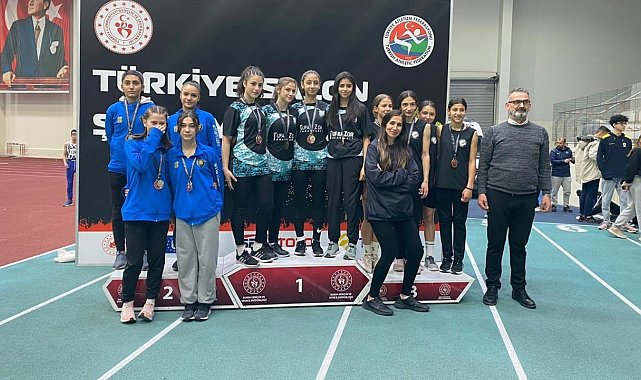 Balıkesirli atletler, Türkiye U16 Salon Şampiyonası'nı zirvede tamamladı