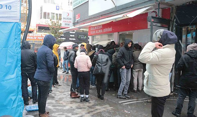 Balıkesirliler kan bağışına koştu