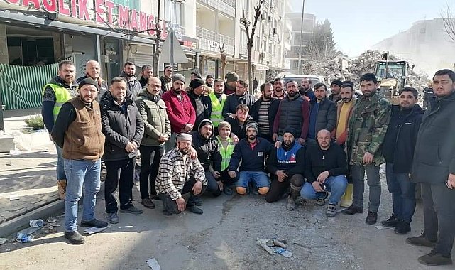 Başkan Türkcan: "İlk andan itibaren deprem bölgesindeki çalışmalarımızı sürdürüyoruz"