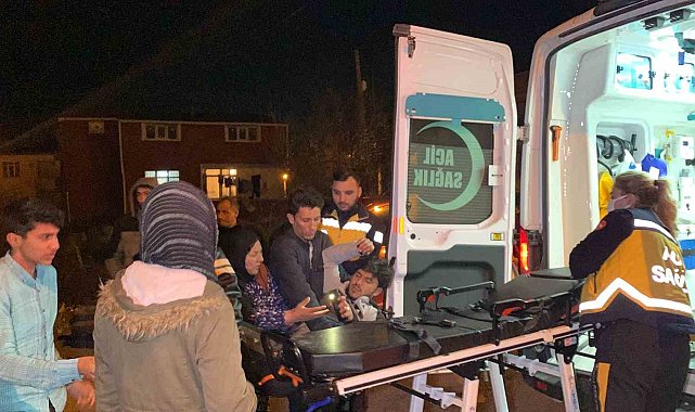 Çorlu'da trafik kazası: Motosiklet sürücüsü yaralandı