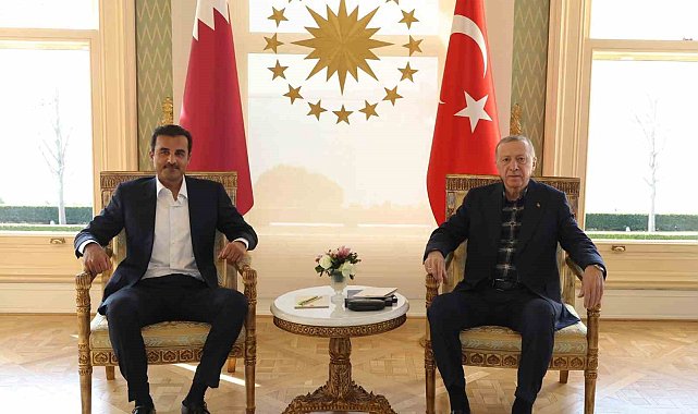 Cumhurbaşkanı Erdoğan, Katar Emiri Al Sani'yle görüştü