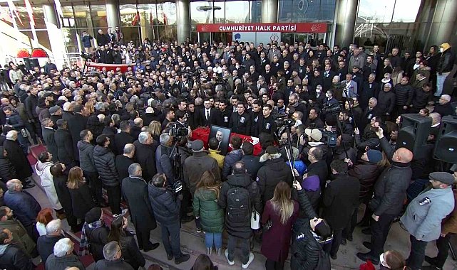 Deniz Baykal için CHP Genel Merkezinde tören düzenlendi