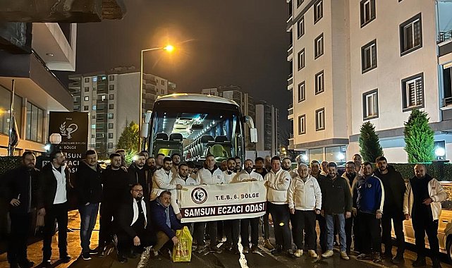 Deprem bölgesine ilaç desteği