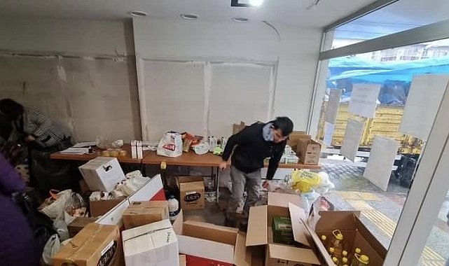 Devrek'ten deprem bölgesine destek