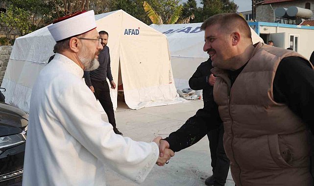 Diyanet İşleri Başkanı Erbaş'tan Hatay'da Saint İlyas Rum-Ortodoks Kilisesine ziyaret
