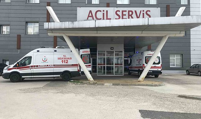 Elektrik çarpan işçi hastaneye kaldırıldı