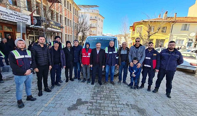 Emet Belediyesinin arama kurtarma ekibinde görev değişimi
