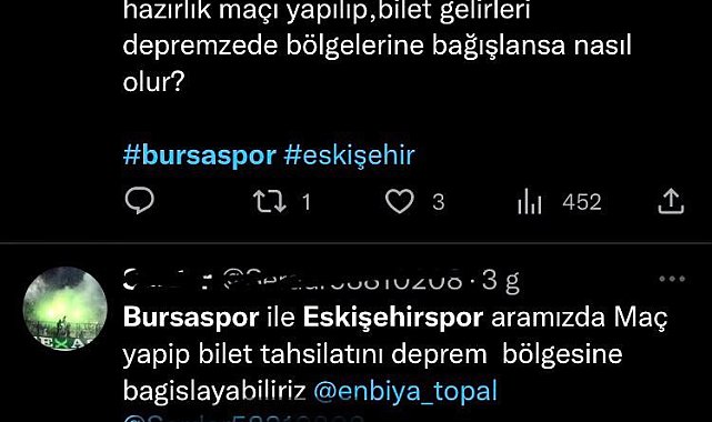 Ezeli rakip taraftarlarından yardım maçı çağrısı