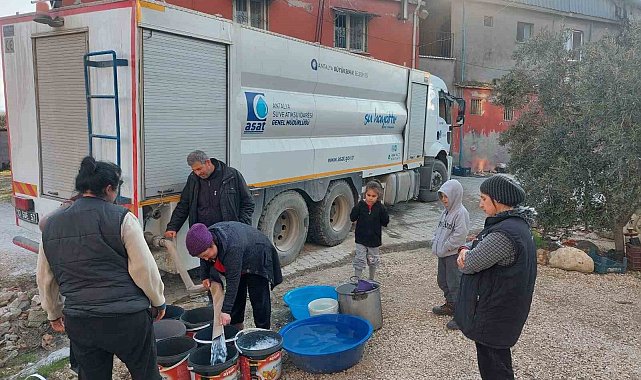Hatay'da su sorunu Cuma günü bitecek