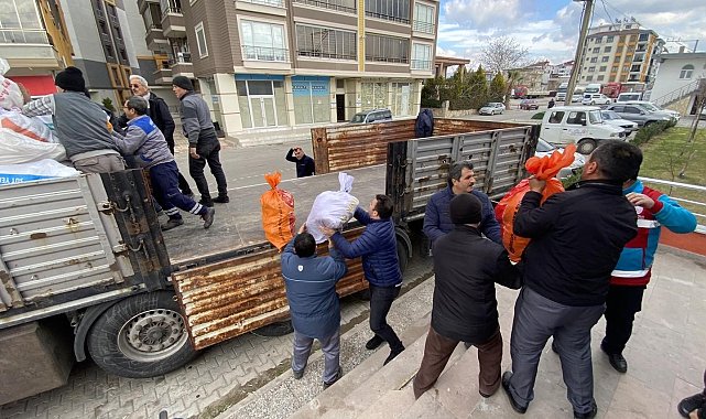 Havran'dan bölgeye yardımlar aralıksız sürüyor
