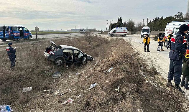 Kırklareli'nde trafik kazası: 3 yaralı