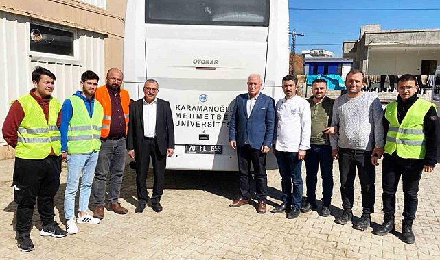 KMÜ deprem bölgesinde aşevi kurdu