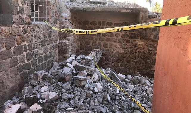 Mardin'de işçilerin üstüne cami lojmanı çöktü: 1 ölü, 1 yaralı