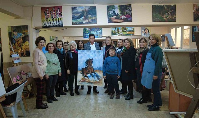 Nazilli Belediyesi'nin sanat kurslarına yıl boyu yoğun ilgi