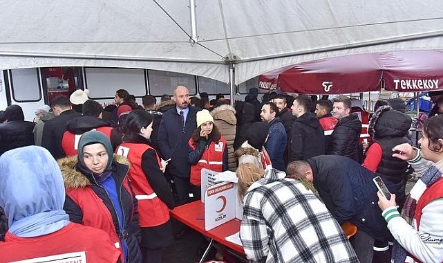 Tekkeköy'den depremzedeye kan bağışı seferberliği