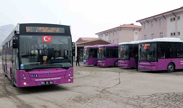 Van Büyükşehir Belediyesi 1 yılda 16 milyon yolcu taşıdı