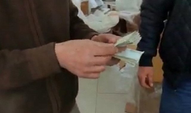 Yardım paketinden 4 bin TL çıktı