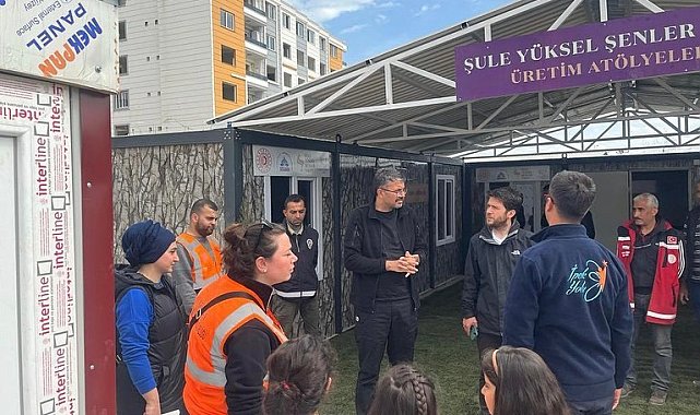 Çelik ve Turan üretim atölyesini inceledi