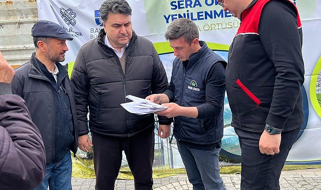 Çiftçilere sera örtüsü desteği