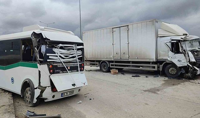 Çorlu'da trafik kazası: 3 yaralı