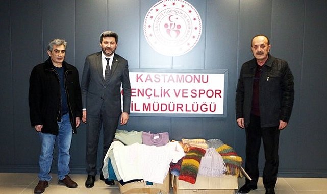 Depremzedelere el emeği göz nuru destek