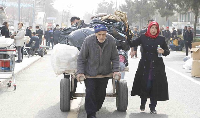 Diyar Galeria İş Merkezi sakinleri eşyalarını tahliye etti