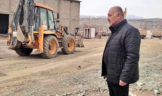 Doğanşehir'de esnaflar için konteyner çarşı kuruluyor