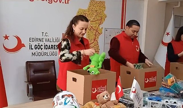 Edirne'den Hatay'a "Oyuncak Kardeşliği" kampanyası