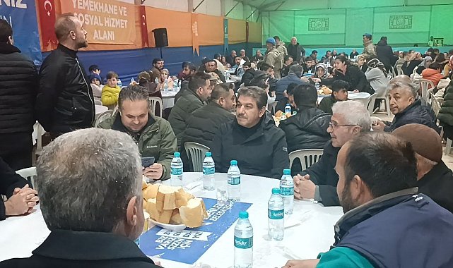 Esenler Belediyesi'nden depremzedelere iftar