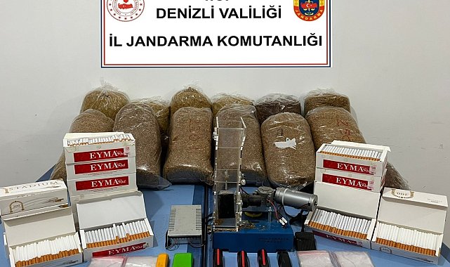 Jandarmadan kaçak tütün operasyonu